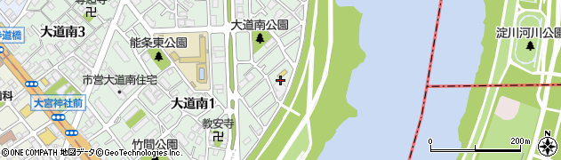 ケアセンターにっけん東淀川周辺の地図