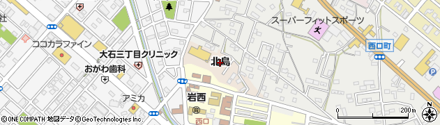 愛知県豊橋市佐藤町（北島）周辺の地図