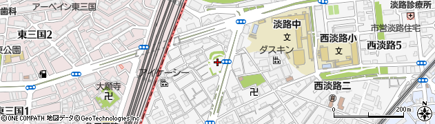 須賀森公園周辺の地図