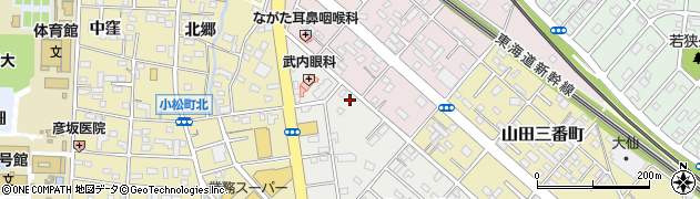 河合左官店周辺の地図