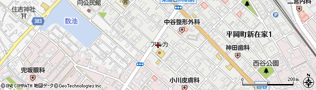 兵庫県加古川市平岡町新在家92周辺の地図