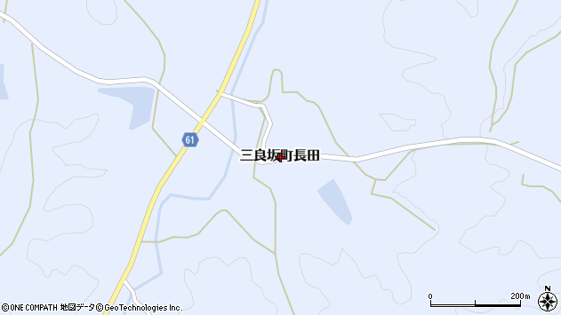 〒729-4305 広島県三次市三良坂町長田の地図