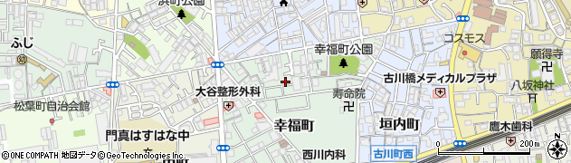 大阪府門真市幸福町24-21周辺の地図