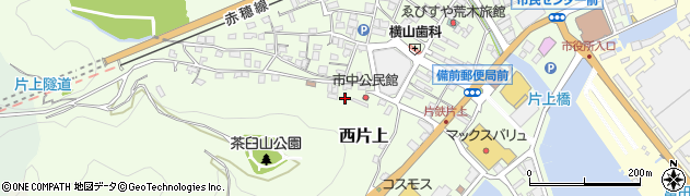 岡山県備前市西片上1691周辺の地図