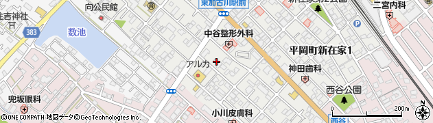 兵庫県加古川市平岡町新在家98周辺の地図