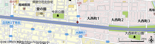 引越家マック尼崎支店周辺の地図