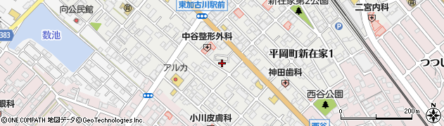兵庫県加古川市平岡町新在家201周辺の地図