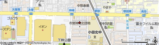 兵庫県尼崎市神崎町19周辺の地図