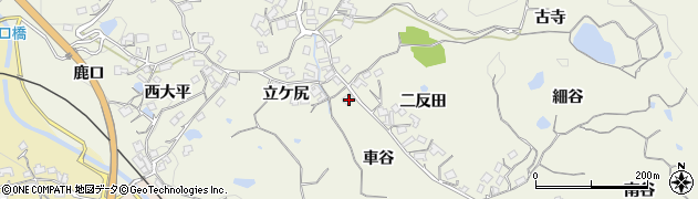 京都府木津川市鹿背山車谷9周辺の地図