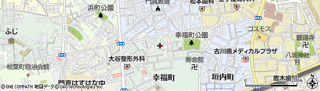 大阪府門真市幸福町24-16周辺の地図