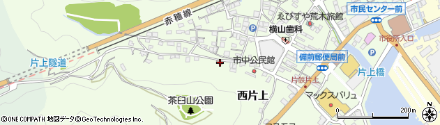 岡山県備前市西片上1681周辺の地図