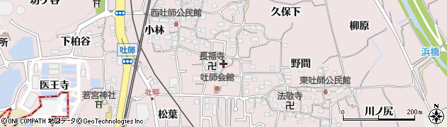 京都府木津川市吐師前ノ橋25周辺の地図