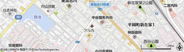 兵庫県加古川市平岡町新在家99周辺の地図