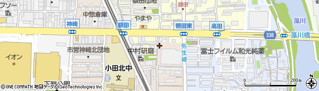 兵庫県尼崎市神崎町45-8周辺の地図