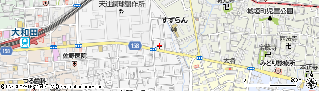 大阪府門真市上野口町3-23周辺の地図