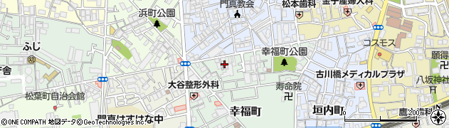 大阪府門真市幸福町24-8周辺の地図