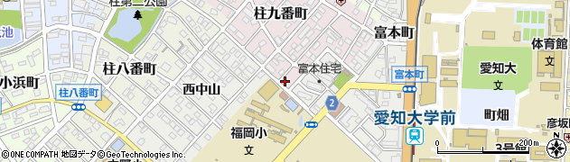愛知県豊橋市柱九番町125周辺の地図