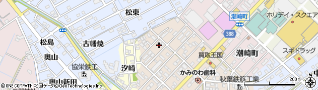 愛知県豊橋市神ノ輪町周辺の地図