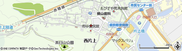 岡山県備前市西片上1454周辺の地図