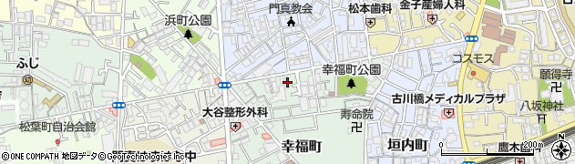大阪府門真市幸福町24-12周辺の地図