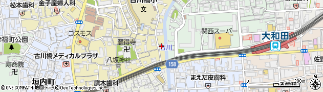 大阪府門真市御堂町6周辺の地図