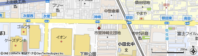 兵庫県尼崎市神崎町20-1周辺の地図
