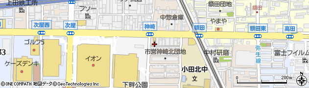 兵庫県尼崎市神崎町20-30周辺の地図