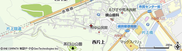 岡山県備前市西片上1478周辺の地図