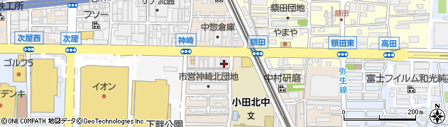 兵庫県尼崎市神崎町20-14周辺の地図