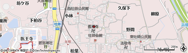 京都府木津川市吐師前ノ橋22周辺の地図
