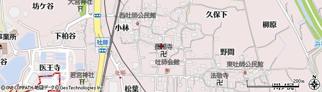 京都府木津川市吐師前ノ橋21周辺の地図