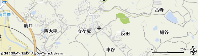 京都府木津川市鹿背山車谷5周辺の地図