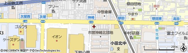 兵庫県尼崎市神崎町20-6周辺の地図