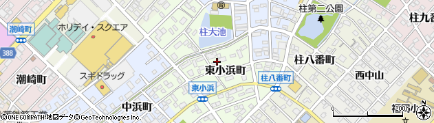 愛知県豊橋市東小浜町周辺の地図