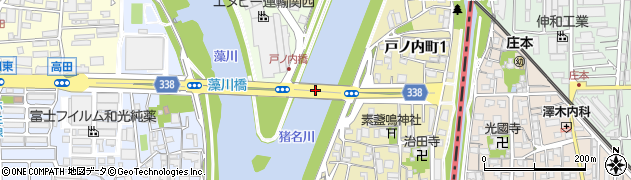 戸ノ内橋周辺の地図
