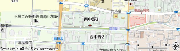 岡部川周辺の地図