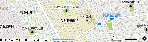 兵庫県神戸市西区桜が丘東町5丁目周辺の地図
