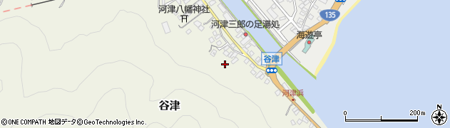 静岡県河津町（賀茂郡）谷津周辺の地図