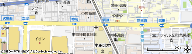 兵庫県尼崎市神崎町24-25周辺の地図
