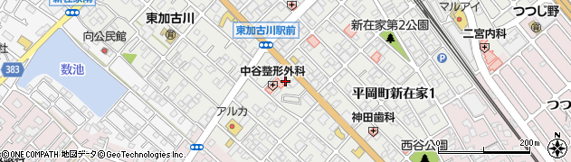 株式会社トモダ　平岡ＳＳ周辺の地図