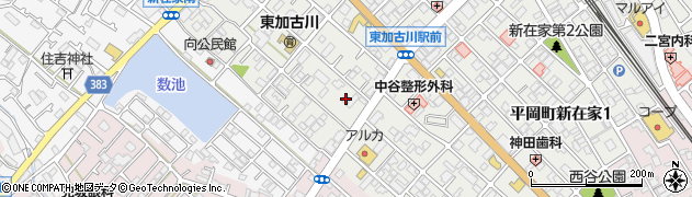 兵庫県加古川市平岡町新在家137周辺の地図