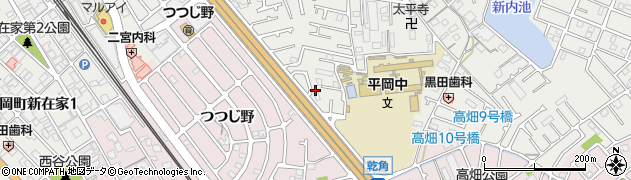 兵庫県加古川市平岡町新在家1736周辺の地図