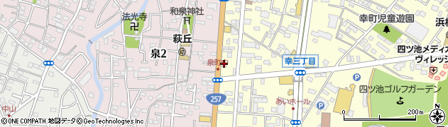 幸楽苑　浜松幸店周辺の地図
