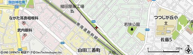 愛知県豊橋市山田町四十八周辺の地図