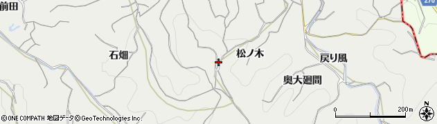 愛知県知多郡南知多町内海松ノ木周辺の地図