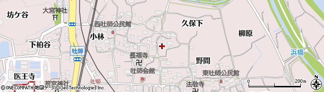 京都府木津川市吐師久保下27周辺の地図