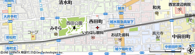株式会社ルームワン　西宮店周辺の地図