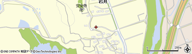 静岡県磐田市岩井周辺の地図