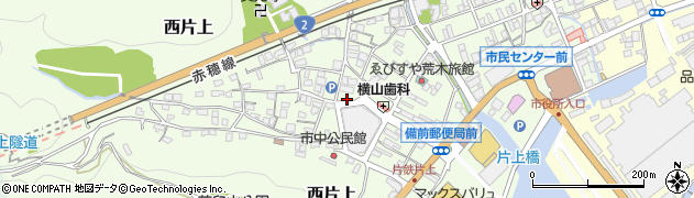 岡山県備前市西片上1224周辺の地図