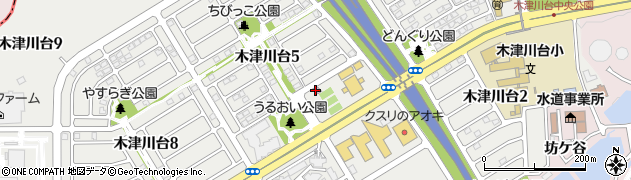 ＩＴＣ木津川台テニスクラブ周辺の地図